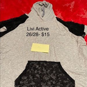 Livi Active short sleeve hooded shirt